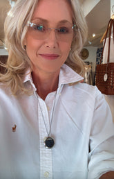 XL Sapphire shaker necklace